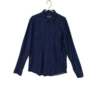 American Rag Cie Shirt Denim Button Down Workwear Casual Blue Top Size M Mens
